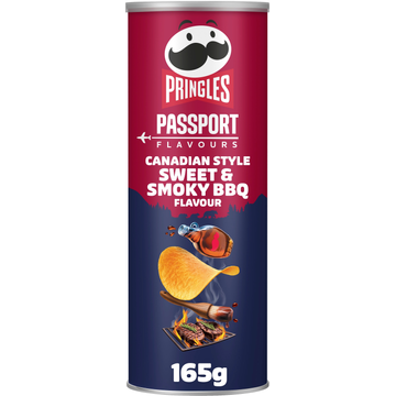 Pringles Canadian Style Sweet&Smoky BBQ 165g