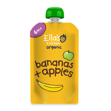 Ella's Kitchen Bio Bananen + Appels 6 Maanden 120 g