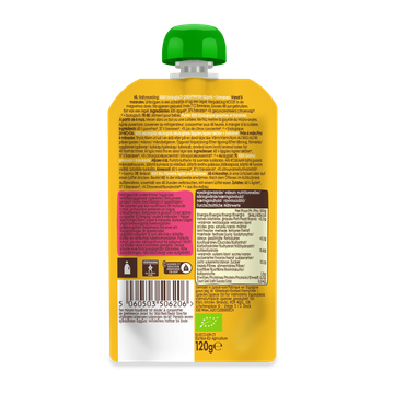 Ella's Kitchen Bio Bananen + Appels 6 Maanden 120 g