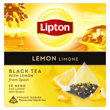 Lipton Zwarte Thee lemon