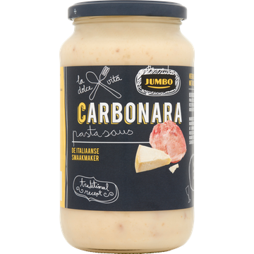 Jumbo Carbonara Pastasaus 580g