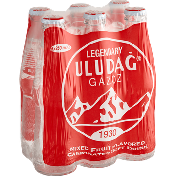 UludaÄŸ Legendary Gazoz Frisdrank met Vruchtensmaak 6 x 250 ml