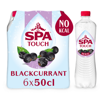 Spa TOUCH Bruisend Blackcurrant 6 x 50 cl