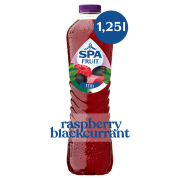 SPA FRUIT Niet-Bruisende Fruitige Frisdrank Raspberry Blackcurrant 1,25 L