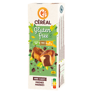 Céréal Gluten Free Mini Cakes Marmer 6 x 33,3 g