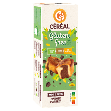Céréal Gluten Free Mini Cakes Marmer 6 x 33,3 g