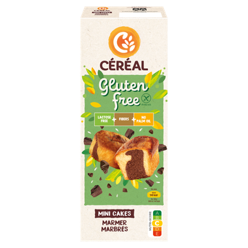 Céréal Gluten Free Mini Cakes Marmer 6 x 33,3 g