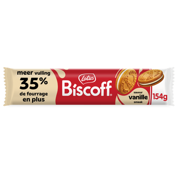Lotus Biscoff Speculoos Gevuld Vanille 154g
