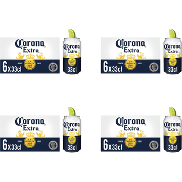 Corona Extra Bier Blikken 4 x 6 x 330ML
