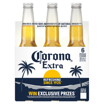 Corona - Extra - Fles - 6 x 330ML