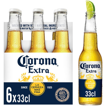 Corona - Extra - Fles - 6 x 330ML