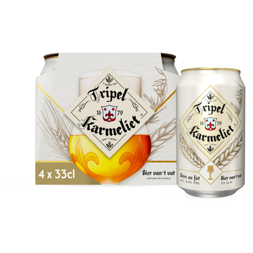 Tripel Karmeliet Belgisch Bier Blikken 4 x 33 cl