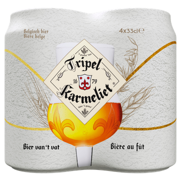 Tripel Karmeliet Belgisch Bier Blikken 4 x 33 cl