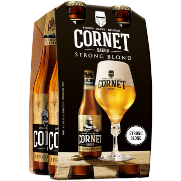 Cornet Oaked Strong Blond 4 x 330 ml