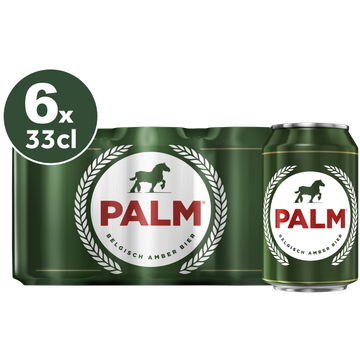 PALM - Belgisch Amber Ale Speciaalbier - Blik - 6 x 330ML
