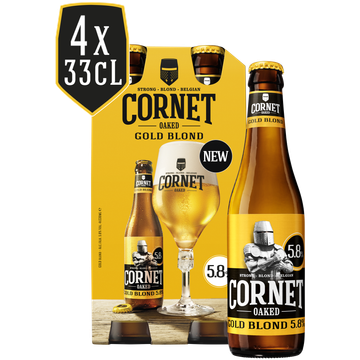 Cornet Oaked Gold Blond 5,8% 4x330ML