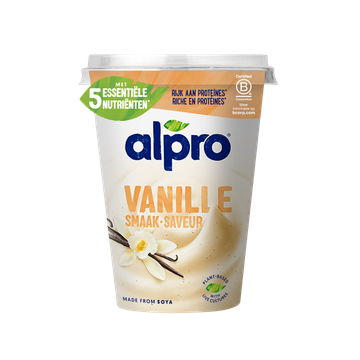 Alpro Plantaardige Variatie Op Yoghurt Vanille 500g
