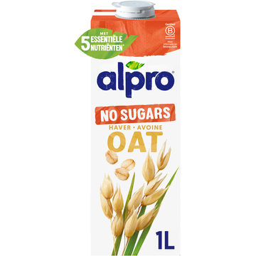 Alpro Haverdrink Zonder Suikers Houdbaar 1L