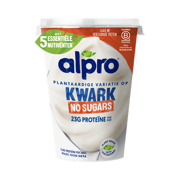 Alpro Plantaardige Variatie Op Kwark Zonder Suikers 400g