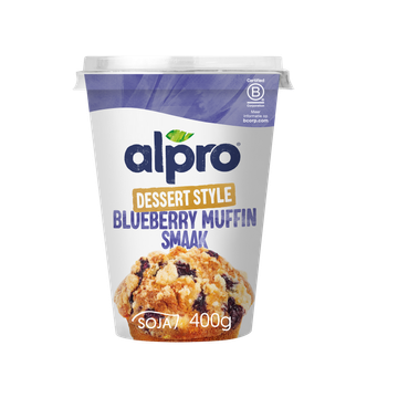 Alpro Plantaardige Variatie Yoghurt Blueberry Muffin
 400 g