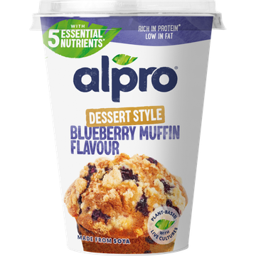 Alpro Plantaardige Variatie Yoghurt Blueberry Muffin
 400 g