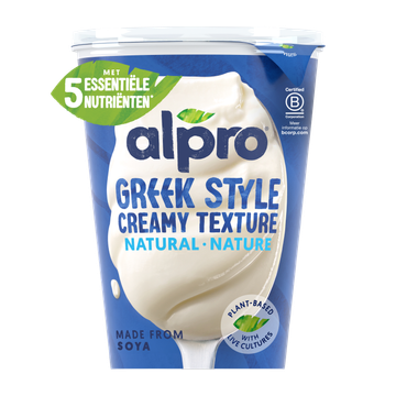 Alpro Soya Creamy Greek Style Plain 400G