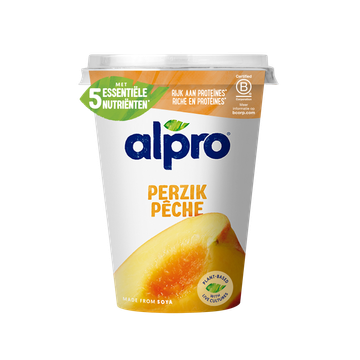 Alpro Plantaardige Variatie Op Yoghurt Perzik 500g