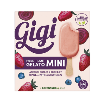 GIGI Waterijsjes Aardbei Bosbes Rode Biet 6x40ml
