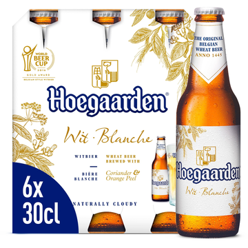 Hoegaarden Wit Witbier Flessen 6 x 30 cl