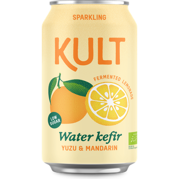 Kult Sparkling Water Kefir Yuzu & Mandarin 33 cl