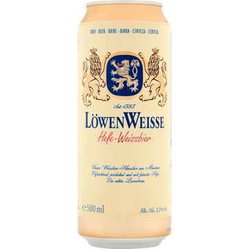 Löwen Weisse Hefe-Weissbier - Blik - 500ML