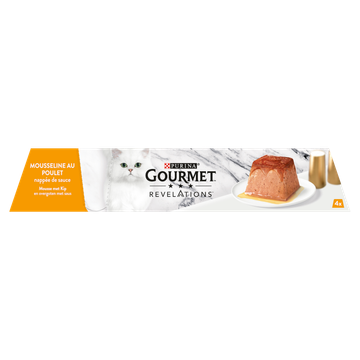 Gourmet Revelations Mousse Kattenvoer nat met Kip 4 x 57g