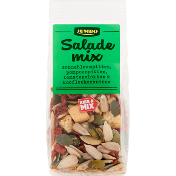 Jumbo Saladetopper Zonnebloem-& Pompoenpitten, Tomatenvlokken & Knoflookcroutons 40 g