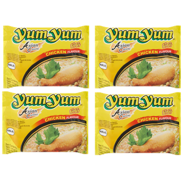Yum Yum Instant Noedels Kipsmaak 4 x 60g