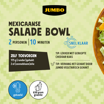 Jumbo Maaltijdpakket Mexicaanse Salade Bowl 2 Personen