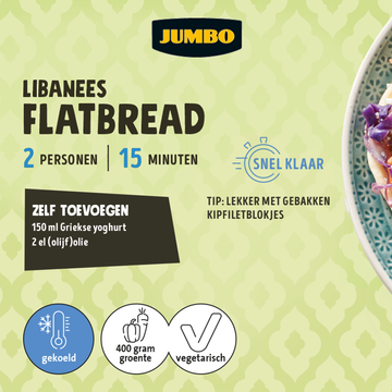 Jumbo Maaltijdpakket Libanese Flatbread 2 Personen