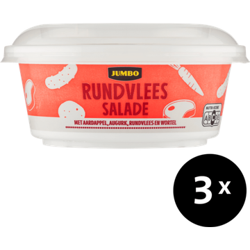 Jumbo Rundvlees Slaatje 3 x 150g