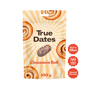 True dates cinnamon roll