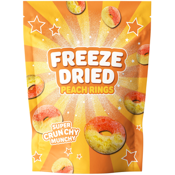 Freeze Dried Candy Perzik Ringen 50g