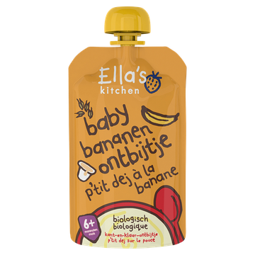 Ella's Kitchen Baby bananen ontbijtje 6+ biologisch 100 g