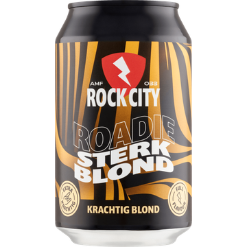 Rock City - Roadie Sterk Blond Bier - Blik 330ML