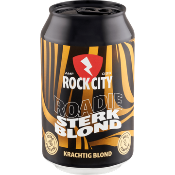 Rock City - Roadie Sterk Blond Bier - Blik 330ML
