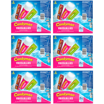 Candyman Vrieslollies 6 x 10 stuks