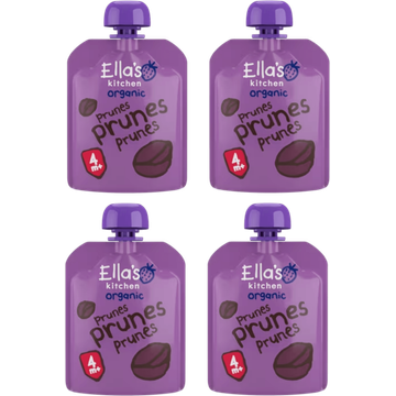 Ella's Kitchen Pruimen 4+ biologisch 4 x 70g