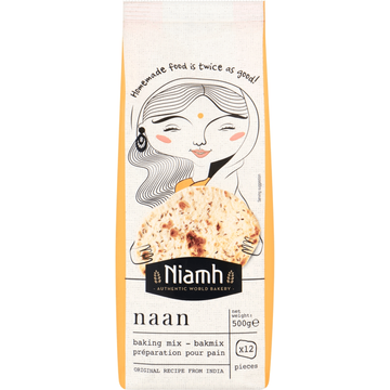 Niamh Naan Bakmix 12 Stuks 500 g