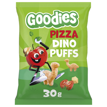 Goodies Snack Dino Puffs Pizza 30g