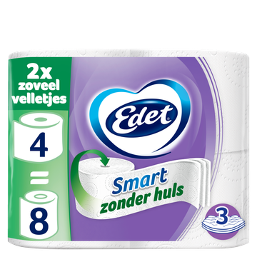 Edet Smart Toiletpapier 4 Rollen