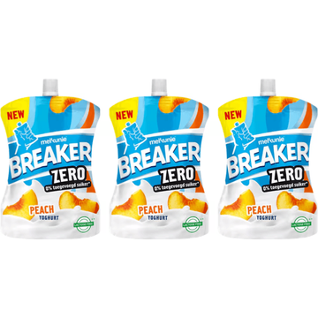 Melkunie Breaker Zero Peach Yoghurt 3x 200 g