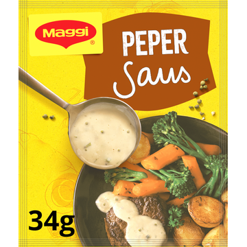 MAGGI Saus Peper 34 Gram Zakje