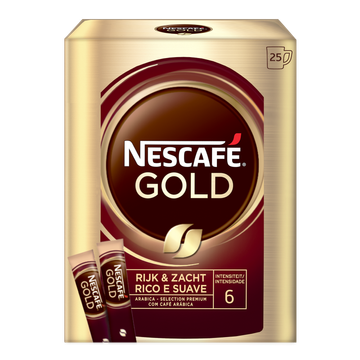 Nescafé Gold Instantkoffie 25 x 1,8 g